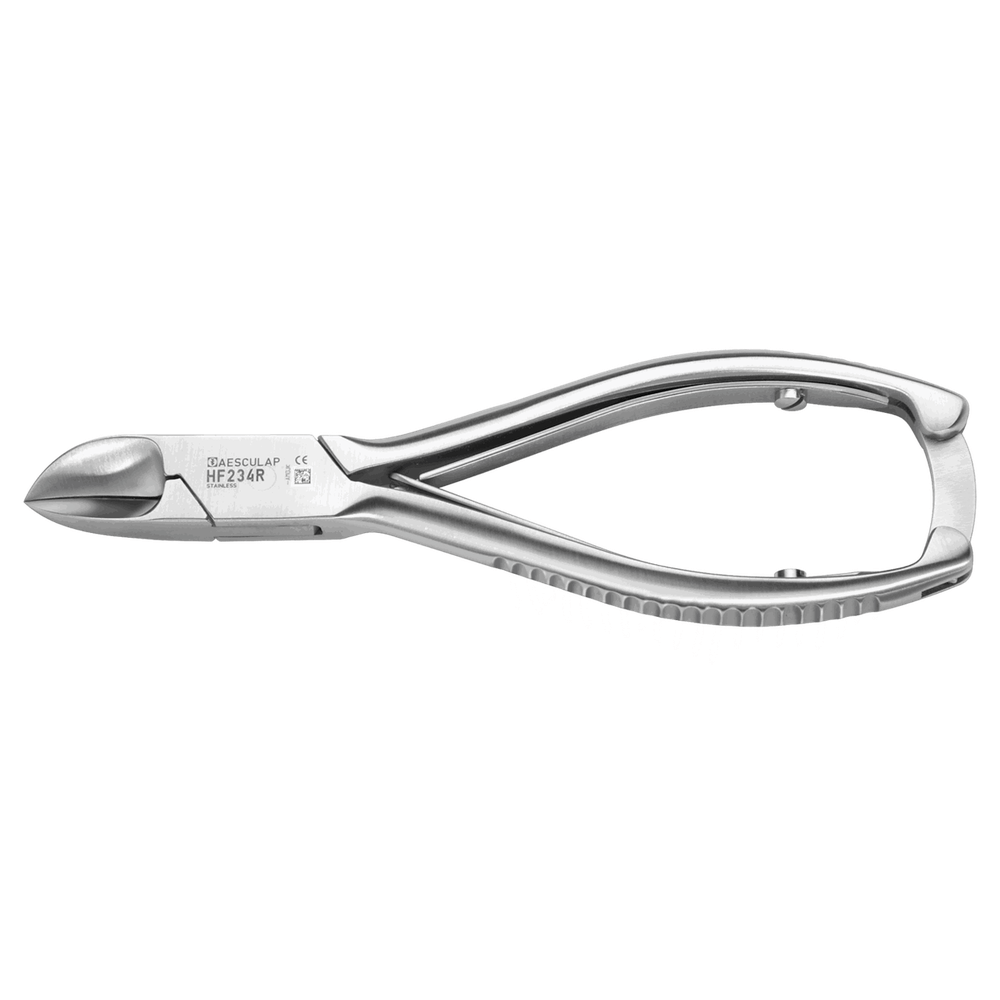 AESCULAP nageltang HF234R – 14,5 cm, holle snijkant