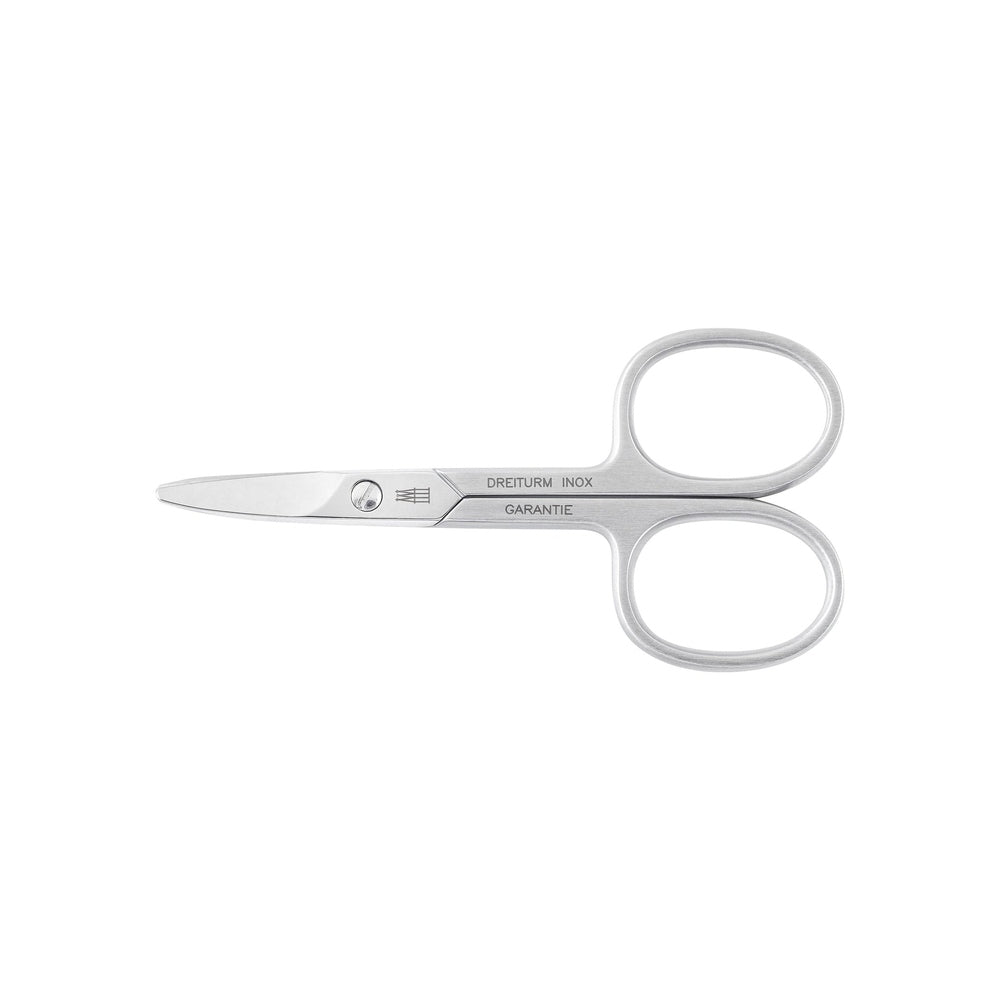 DREITURM nail scissors with blunt tip and micro-serration, approx. 9 cm, for diabetics