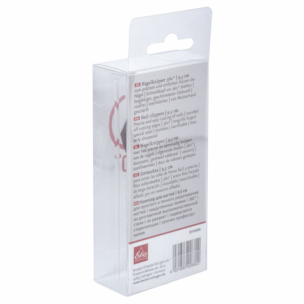 Erbe Toenail Clipper stainless steel 360 Degree – Stainless steel, view 5