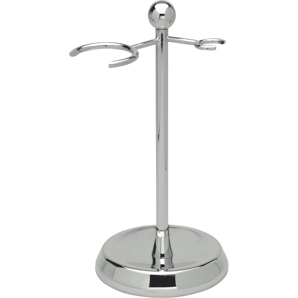 Erbe holder chrome-plated for brush and razor – Chrome-plated, glossy nickel-plated metal
