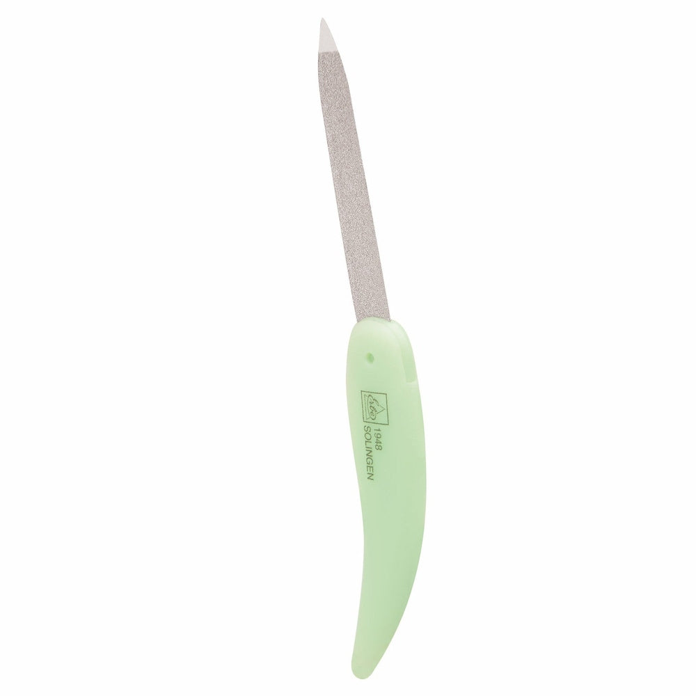 Erbe Lima de uñas plegable Pocket verde pastel