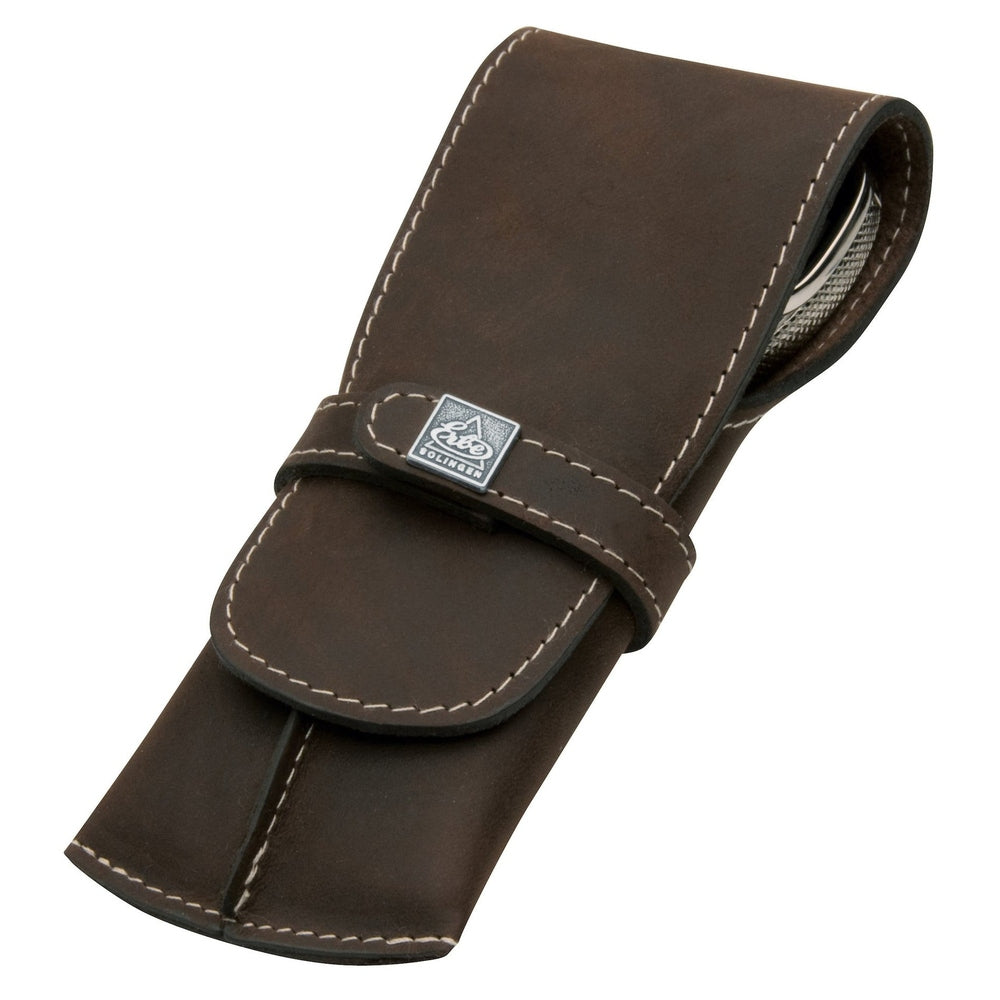 Erbe men's manicure push-in case brown Mountain Bear 4-piece