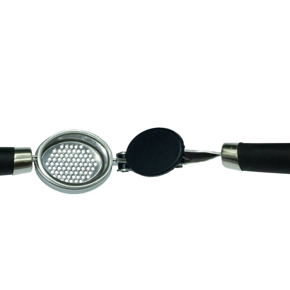 Garlic press with plastic handle – ergonomic handle shape
