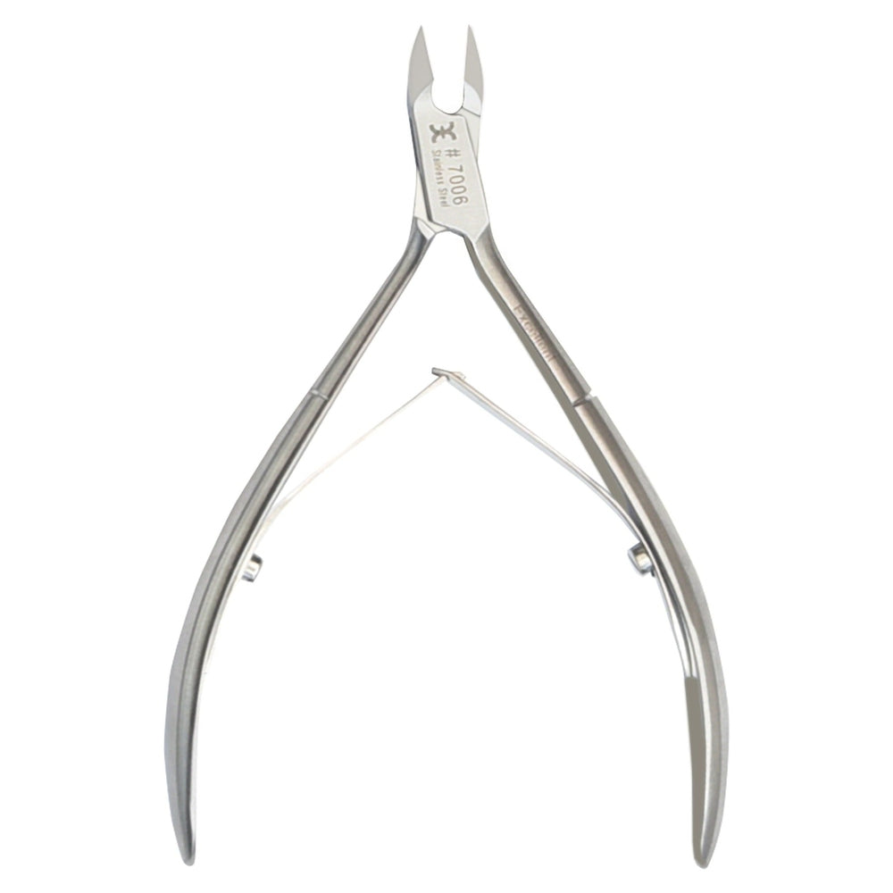 Cuticle nippers 10 cm, curved 9.0 mm blade