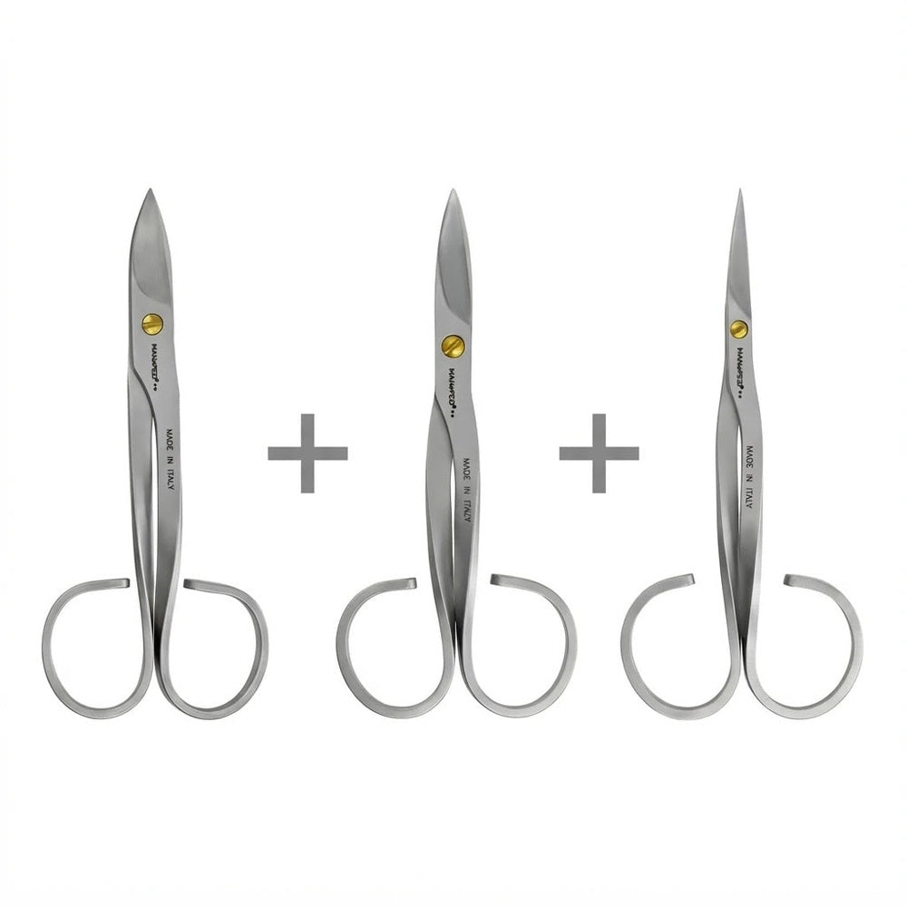 Nagelscheren & Hautschere Set - Made in Italy – Rostfreier Edelstahl