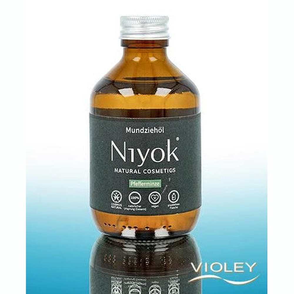 Niyok oil pulling treatment peppermint