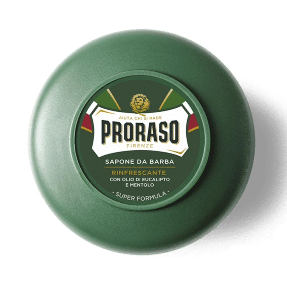 Proraso - scheerzeep met eucalyptus - GREEN – Kleur groen