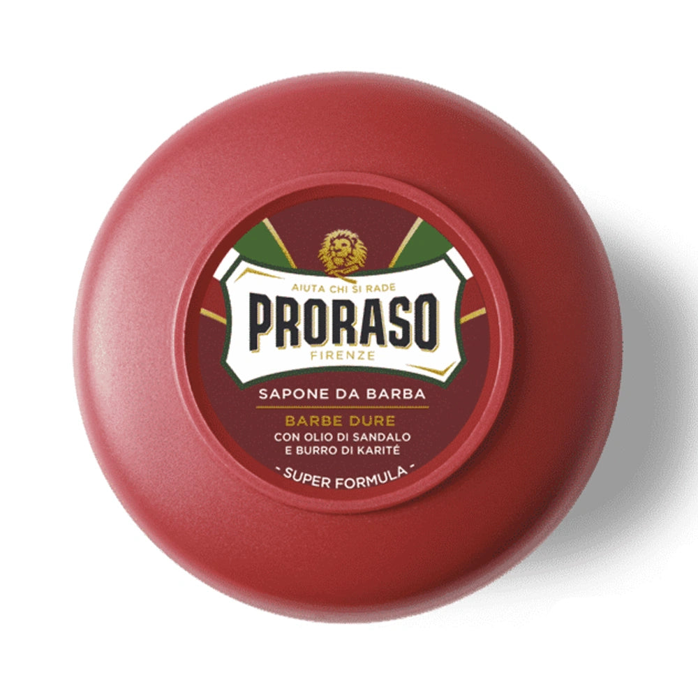 Proraso - scheerzeep met sandelhout - RED – Kleur rood