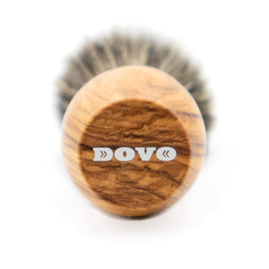 Vegan shaving brush with uniquely grained olive wood handle, 48 g – view 2