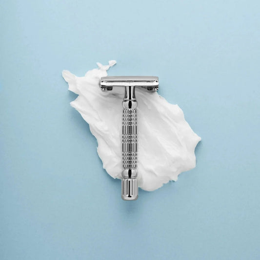 Maquinilla de seguridad Rockwell Razors R1 – Cromado blanco – Cuidado de pies