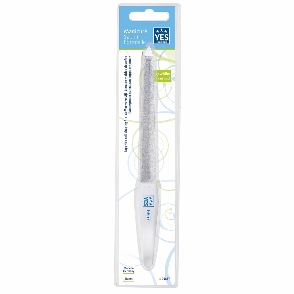 YES Solingen sapphire shaping file curved – Length 18 cm