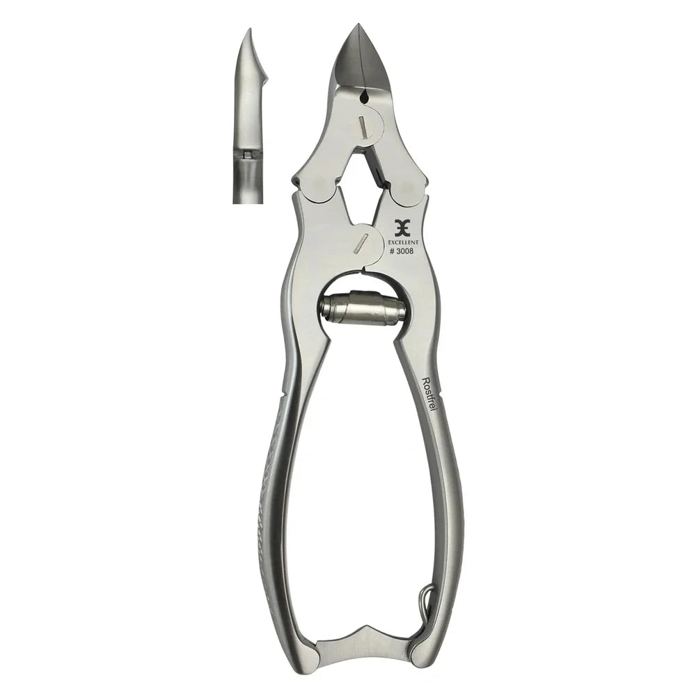 Compound-lever nippers made of stainless steel