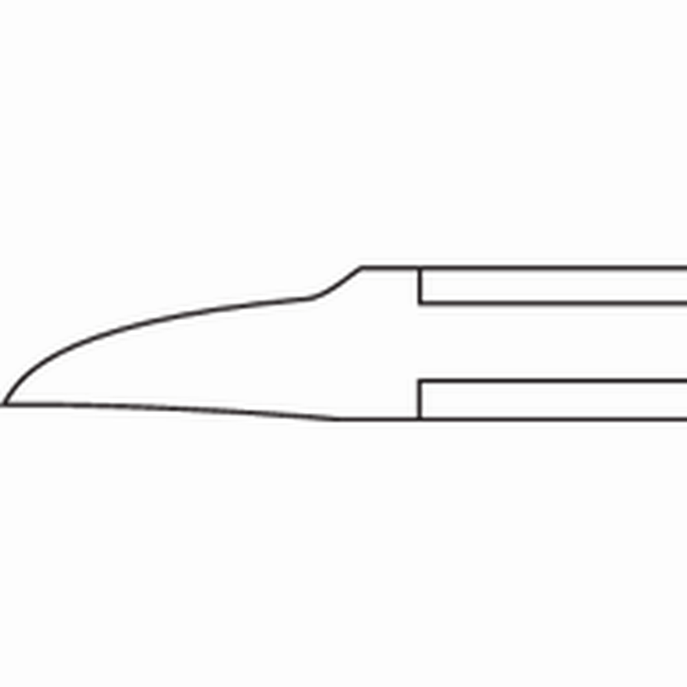 AESCULAP corner nippers HF475R – Dimensional drawing