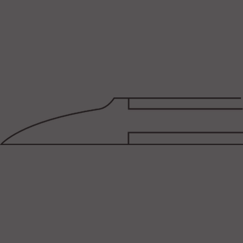 AESCULAP corner nippers HF476R – Dimensional drawing