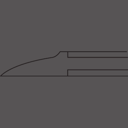 AESCULAP corner nippers HF476R – Dimensional drawing