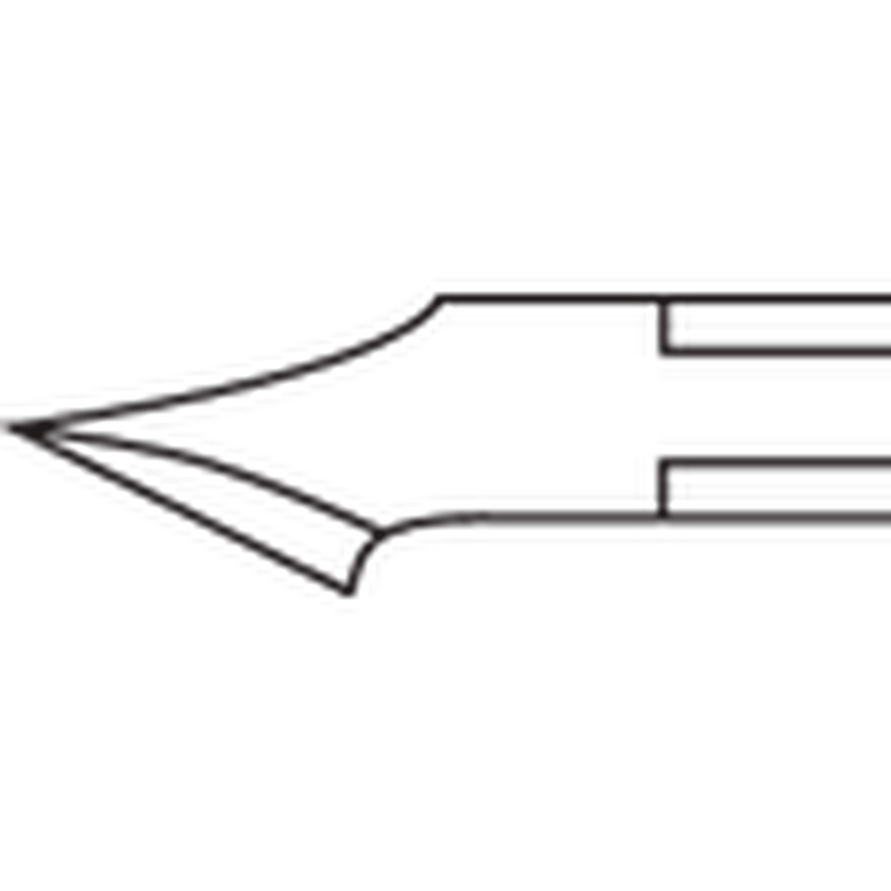 Alicate de cutículas AESCULAP HF443R – Dibujo