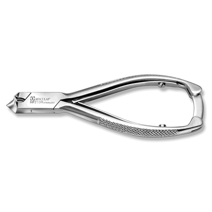 Alicate de corte frontal AESCULAP HF210R – 13,5 cm, filo hueco