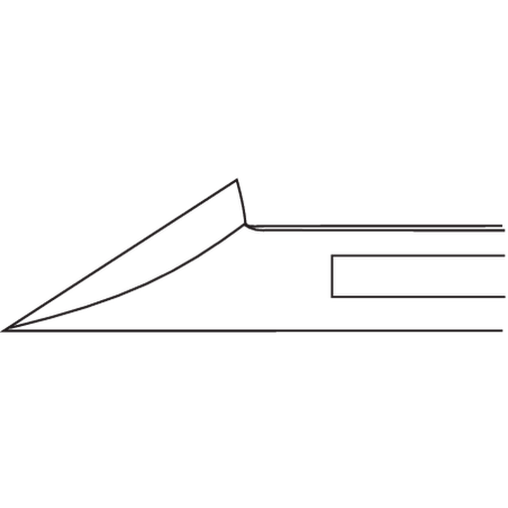 AESCULAP nail nippers HF223R – Dimensional drawing