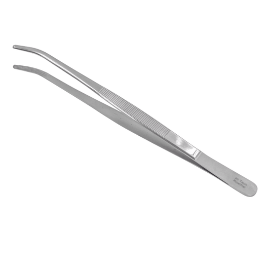 Anatomical tweezers - curved – Stainless steel