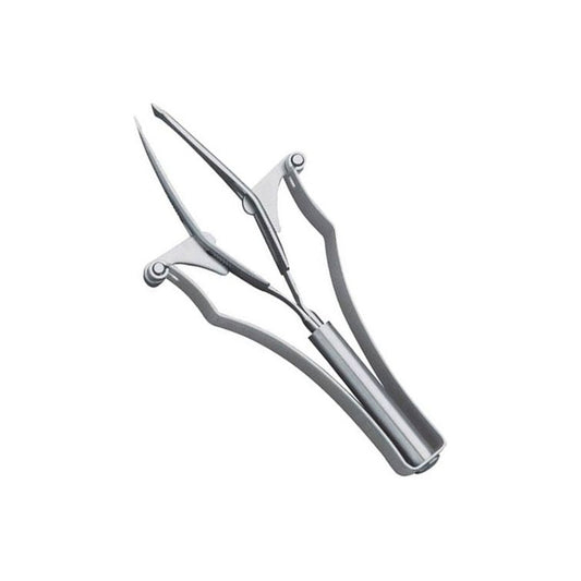 Pinzetta automatica Excellent, 10 cm, in acciaio inox con meccanismo di presa automatico