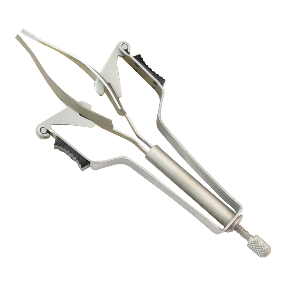 Excellent Automatikpinzette 12 cm mit schräger Spitze aus rostfreiem Edelstahl