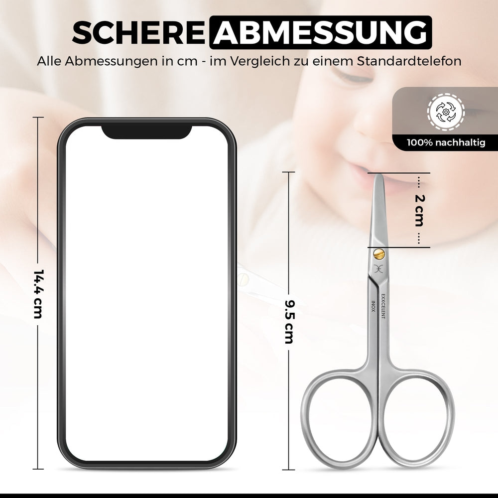 Injury-proof baby scissors for nail care at home and on the go – view 4