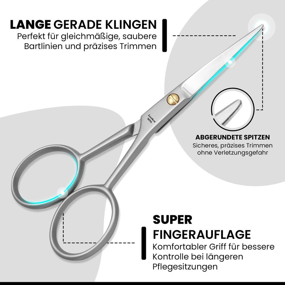 Ciseaux à barbe 12 cm – Soin des cheveux