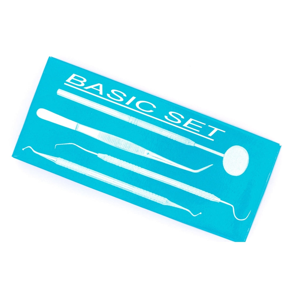 Basic tandverzorgingsset 4-delig – Lengte 17 cm