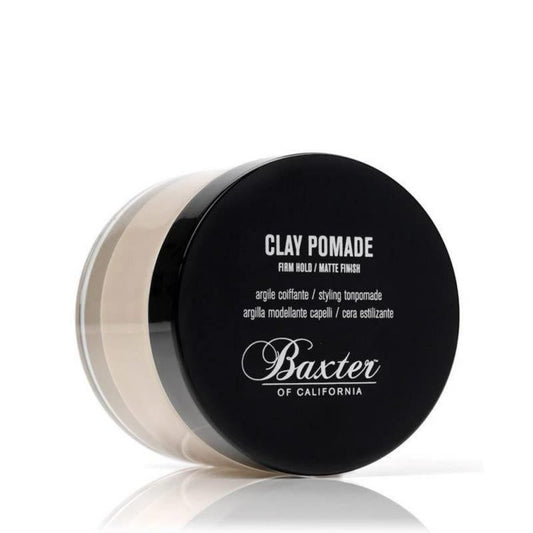 Baxter of California Clay Pomade – mocne utrwalenie – Kolor szary/beżowy (produkt)