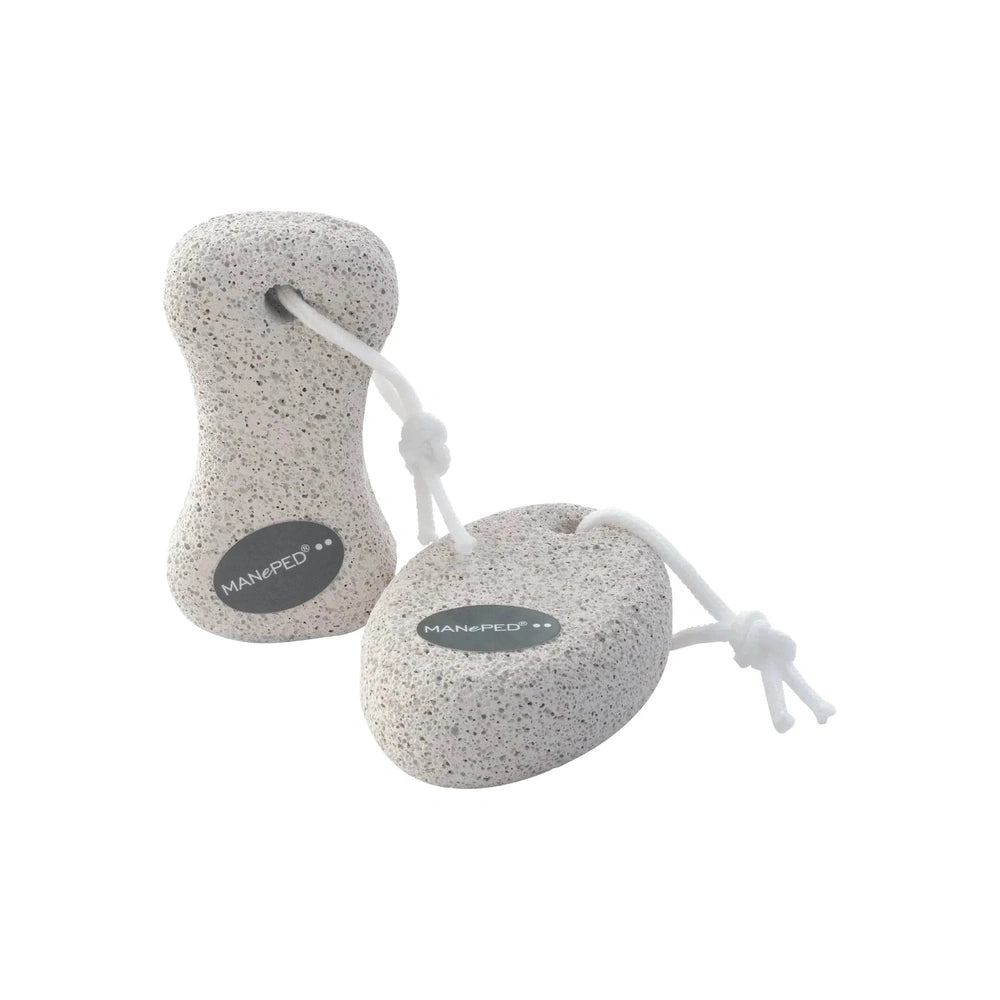 Set de 2 piedras pómez MANePED para eliminar suavemente las callosidades de los pies