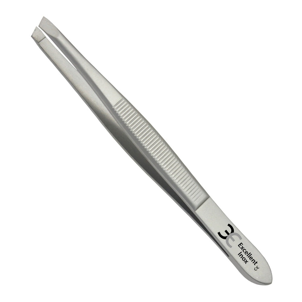 Pince à épiler à cils à pointe biseautée, 9 cm, pour épiler les sourcils