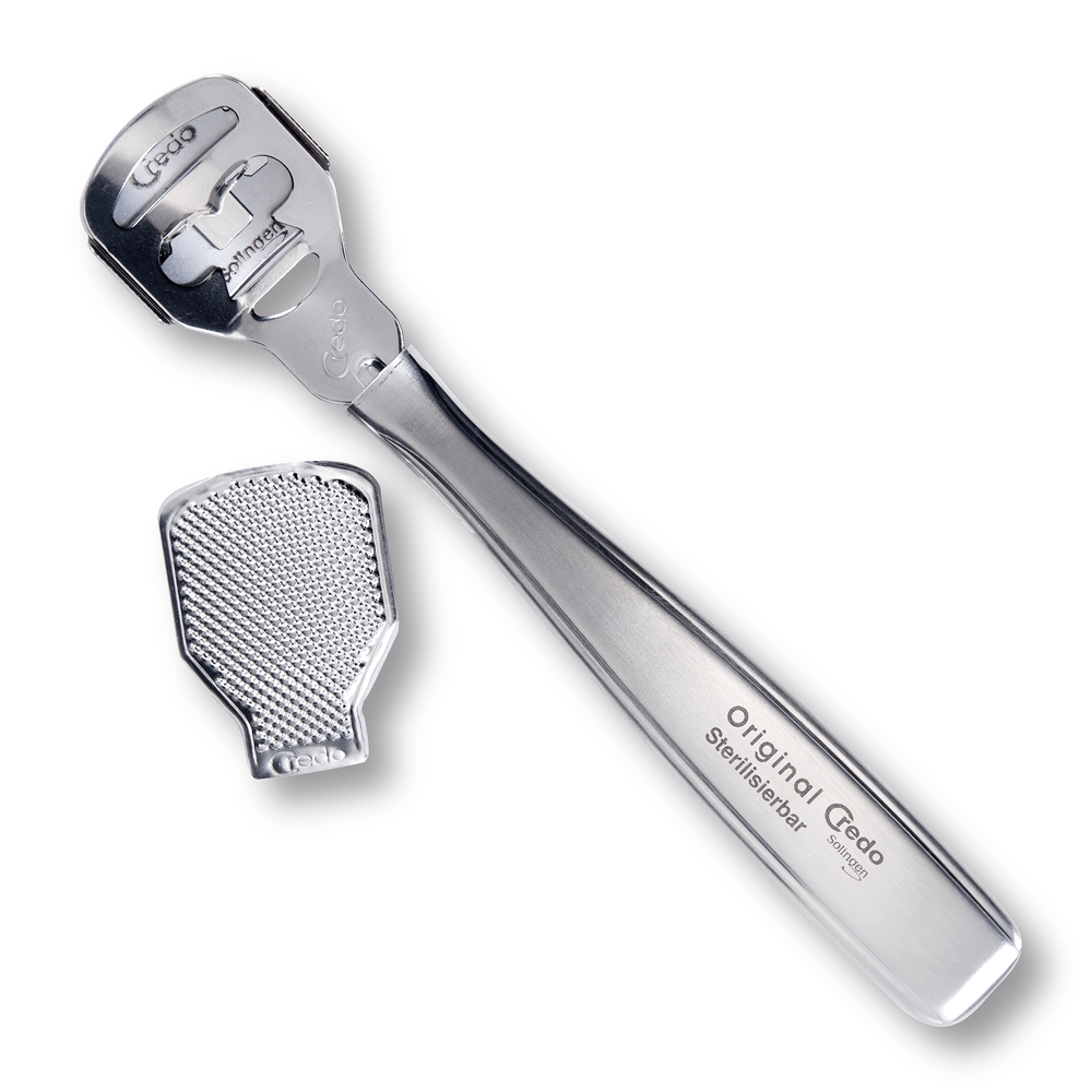 Credo Original Solingen callus plane – Stainless steel, sterilisable