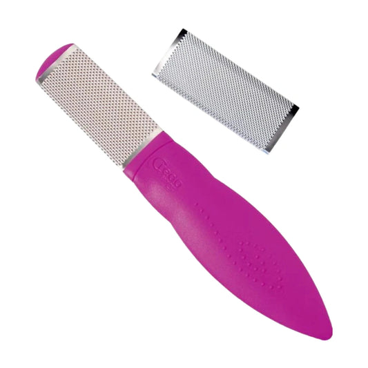 Credo Solingen vlakke eeltrasp fijn/grof - paars – Lengte 20 cm