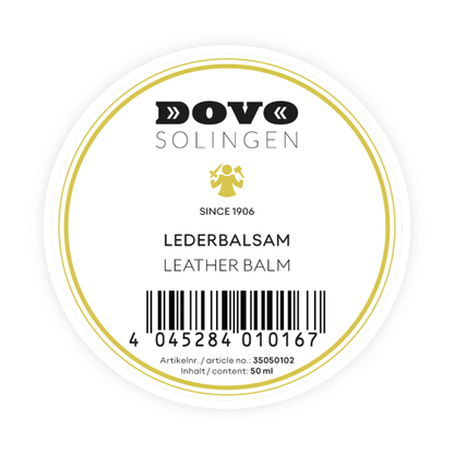 Dovo Leather Balm – Care for Stropping Straps – Colour white-yellow