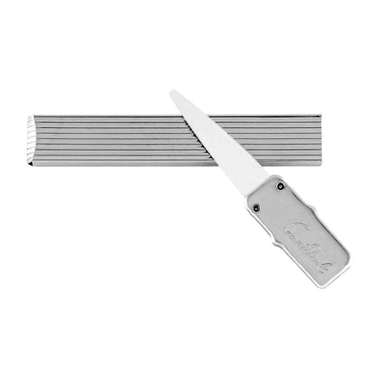 DOVO toothpick with 925 sterling silver blade and nickel-plated brass handle