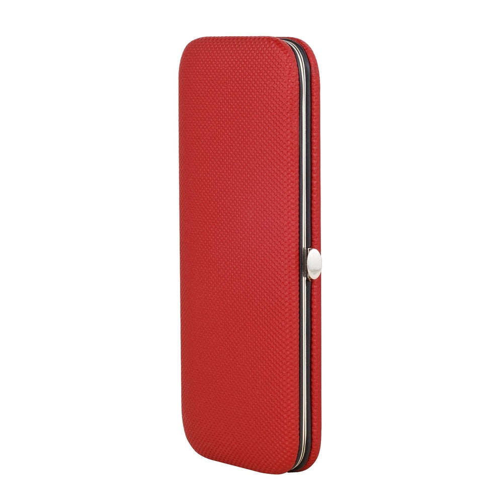 Dreiturm Manicure-etui 5-delig Solingen Red Tex – Nagelverzorging
