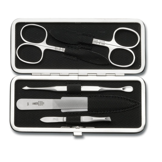 Etui do manicure Dreiturm 5-częściowe model Black Tex – Made in Solingen
