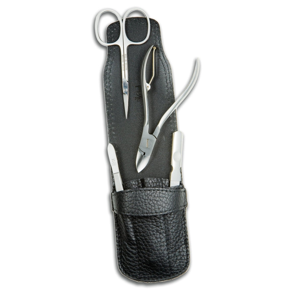 Dreiturm manicure case 4-piece with scissors and nippers – Made in Solingen