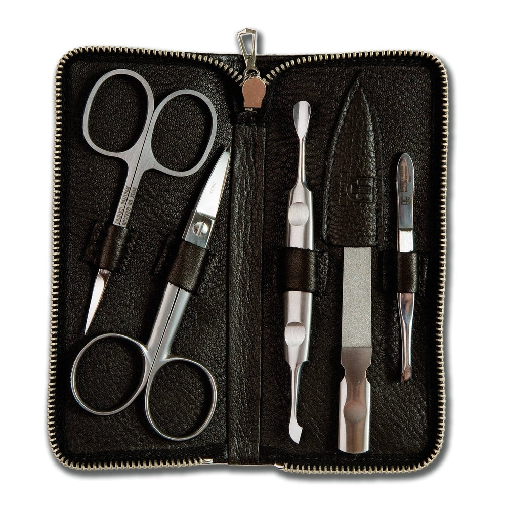 Dreiturm manicure case 5-piece with scissors and clippers – Made in Solingen