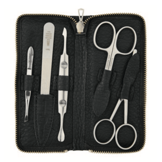 Dreiturm manicure case, 5-piece, with stainless steel instruments from Solingen