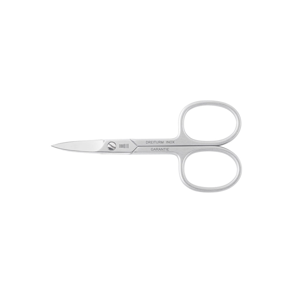 DREITURM nail scissors with fine micro-serration, self-sharpening, approx. 9 cm, from Solingen