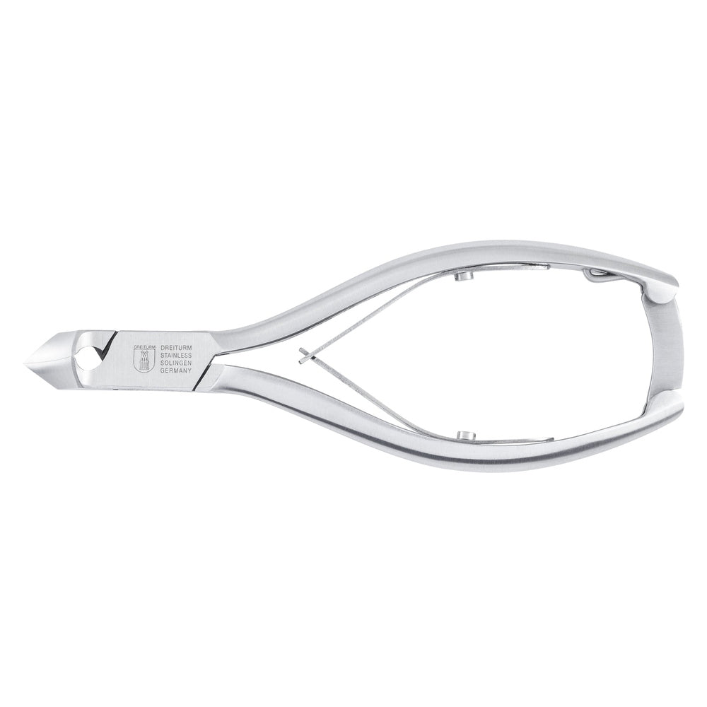 DREITURM Premium head nippers from Solingen, 14.5 cm, stainless steel with leather sleeve