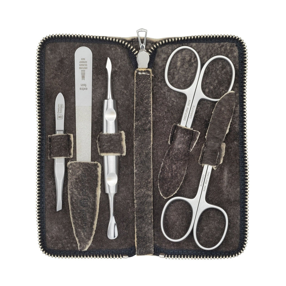 DREITURM ritsetui model Wildbock uit Solingen, manicureset met twee scharen