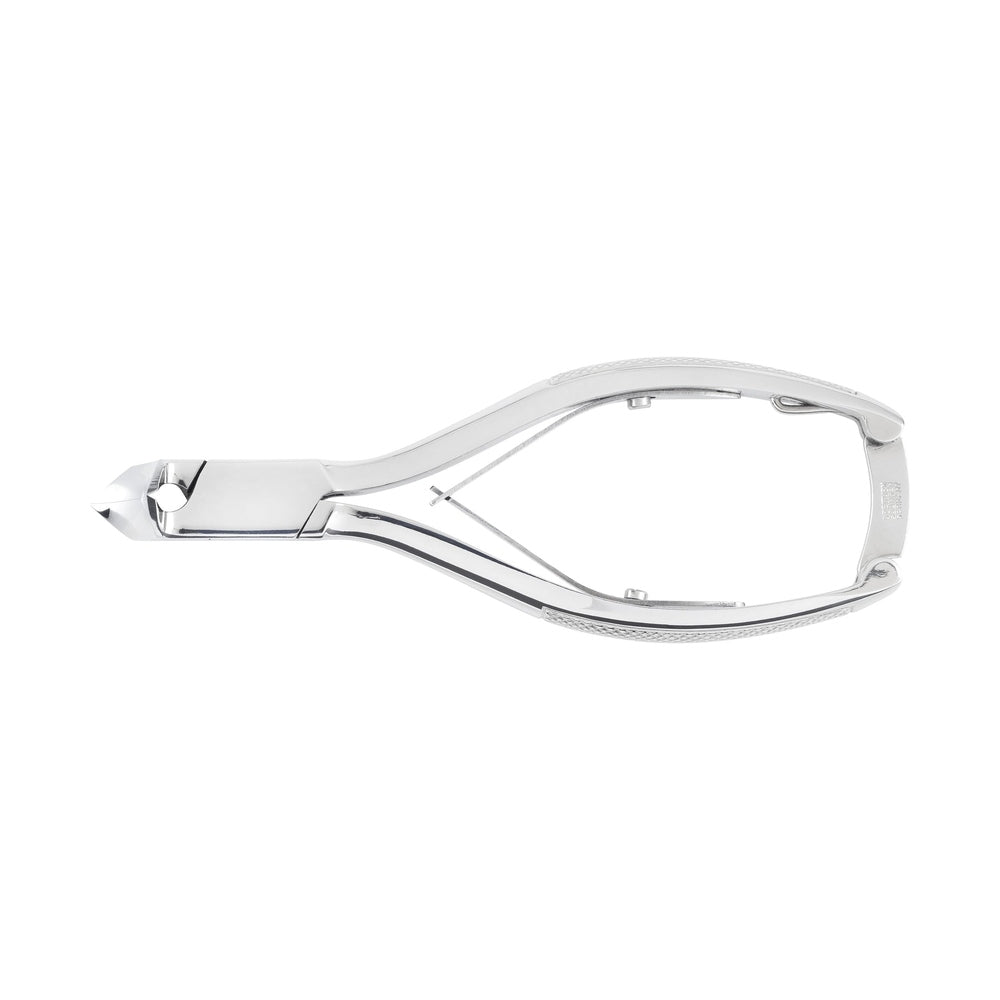 Pince coupe-tête Dreiturm de Solingen, 14 cm, nickelée, articulation passante avec double ressort