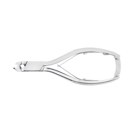 Tronchese a testa Dreiturm di Solingen, 14 cm, nichelato, snodo passante con doppia molla