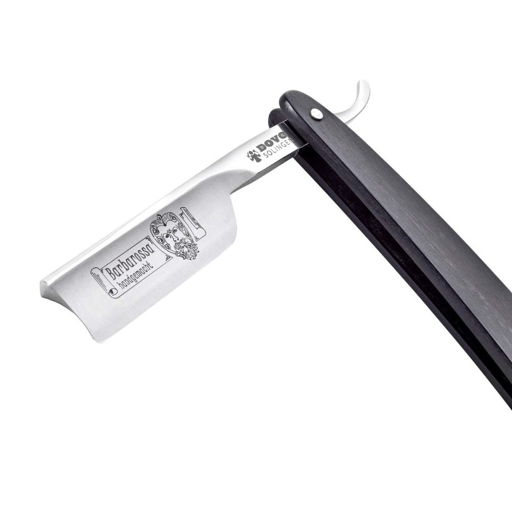 Rasoir droit Dovo Barbarossa en ébène – Longueur 14 cm