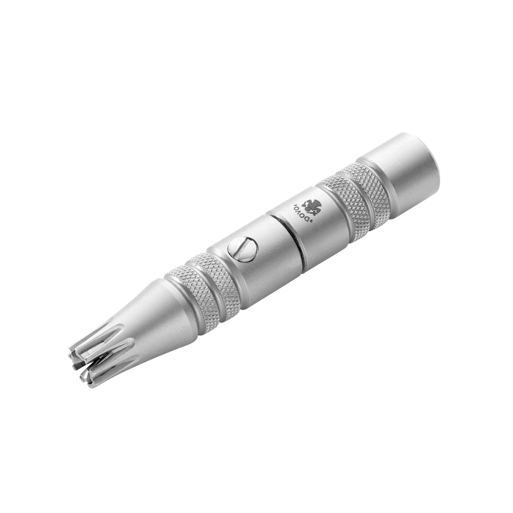 Dovo Klipette, tondeuse manuelle pour poils de nez en acier inoxydable avec poignée galbée