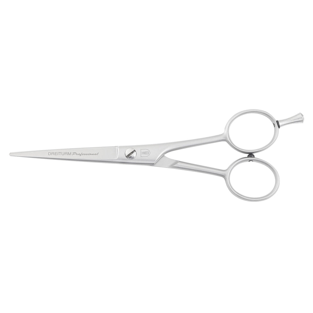Dreiturm hair scissors Micro inox matt with finger hook 5.5 inch