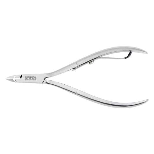 Alicate de cutículas Dreiturm inox articulación pasante 7 mm