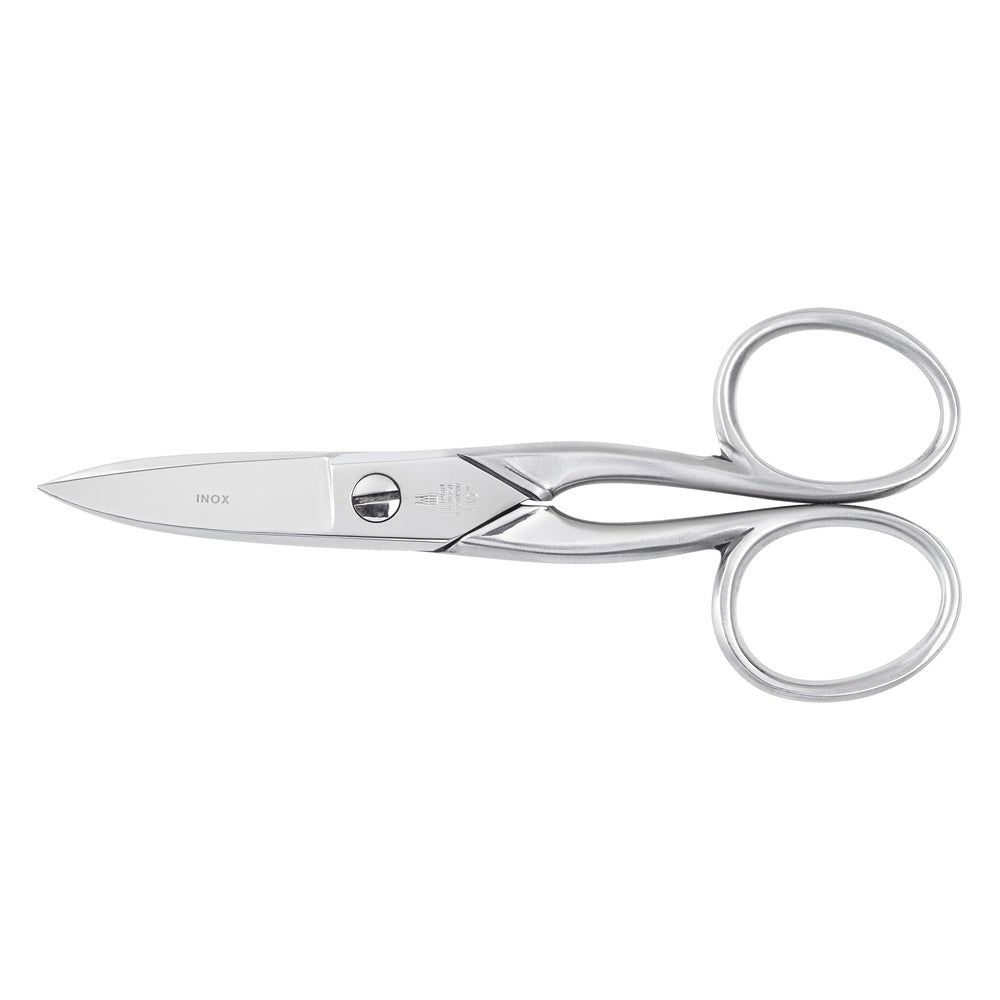 Dreiturm nagelschaar Micro Inox, 4,5 inch, uit Solingen met microvertanding en opgebogen snijblad
